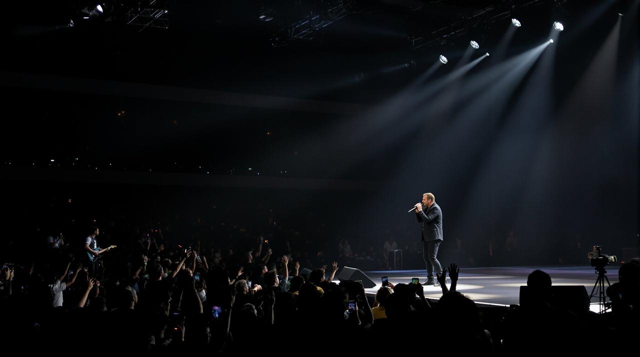 知名歌手演唱会现场突发状况，粉丝拍下全程视频引发热议